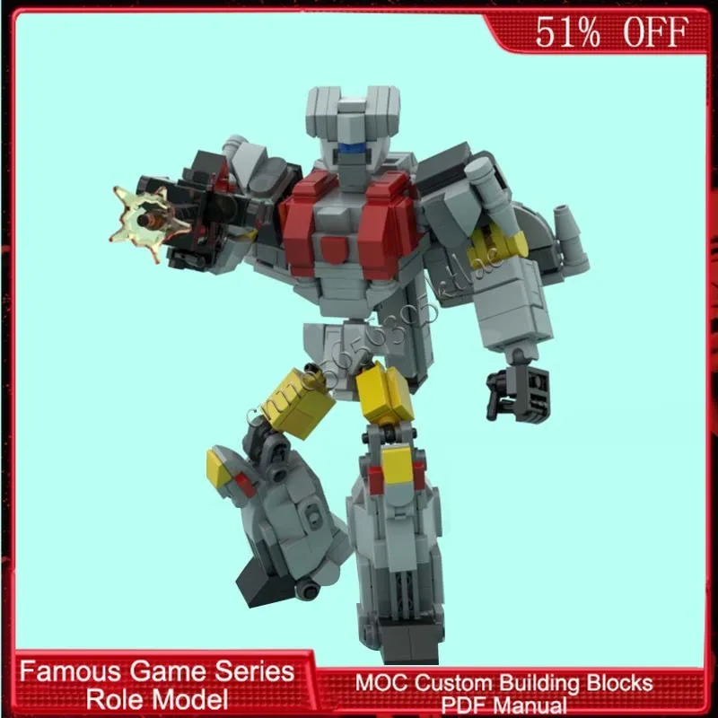 

466 деталей Brickheadz Silver Wing Striker MOC, модульный конструктор, развивающая игрушка для детей, популярный набор для сборки своими руками, подарок для мальчиков