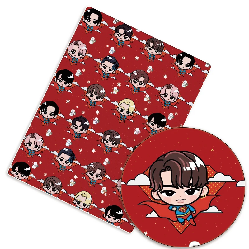 الكلاسيكية الكرتون DIY نسيج القطن البوليستر القطن اليد مخيط ومرقعة مبطن فستان طفل الستار Dresshome الطباعة شعبية