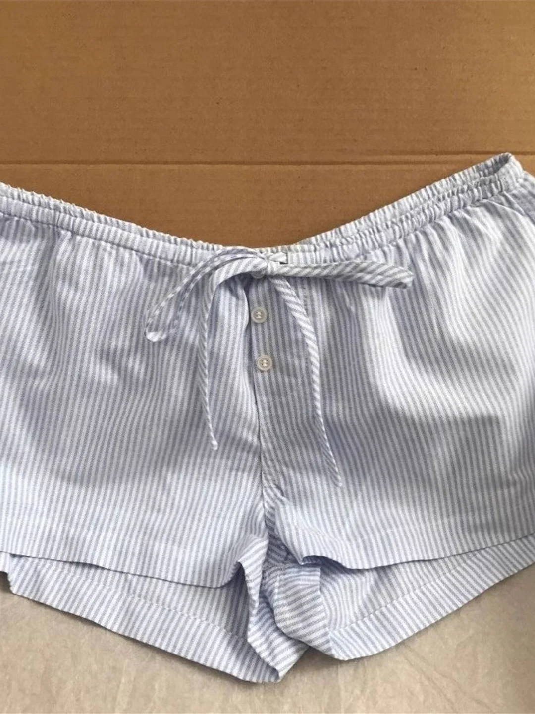 

High Street Wide Leg Corduroy Shorts Women's Summer American Versatile Drawstring Casual Outdoor Walking Pants