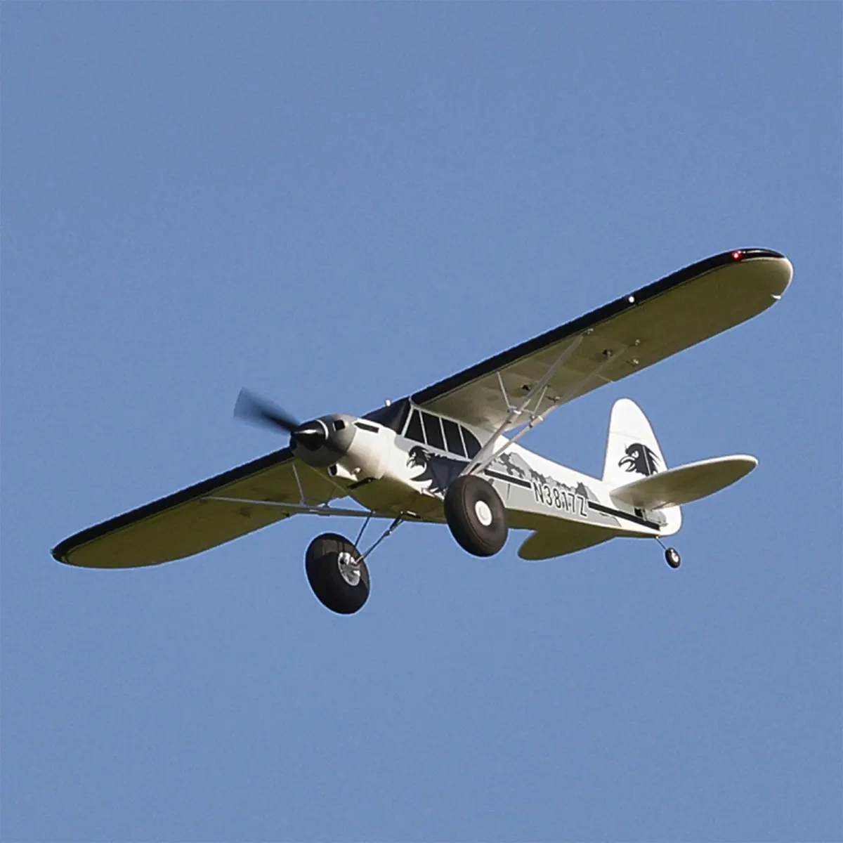 Modello aeronautico FMS PA-18 1300mm ad ala fissa RC macchina da allenamento aereo in schiuma PNP/RTF con modello di aereo RC fuoristrada elettrico V3