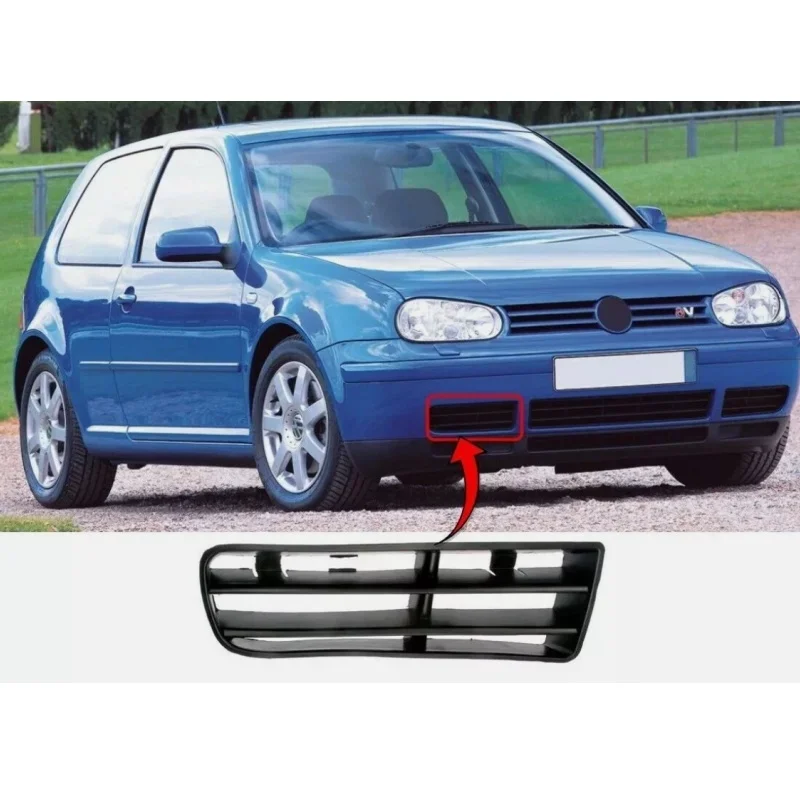 Car Fog Lights Grill Cover Bumper Lower Grille Racing Grills for VW Golf MK4 GTI Variant 4 Motion 1998-2004 Exterior Parts