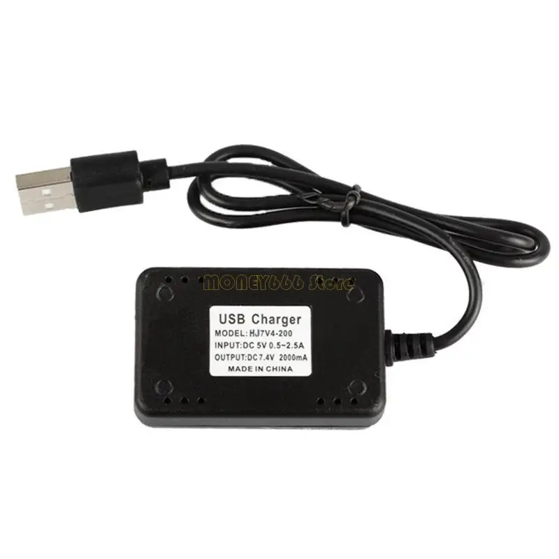 F62C USB for DC 7.4V 1500mA Input for DC 5V 0.5-2.5A for RC Car Battery