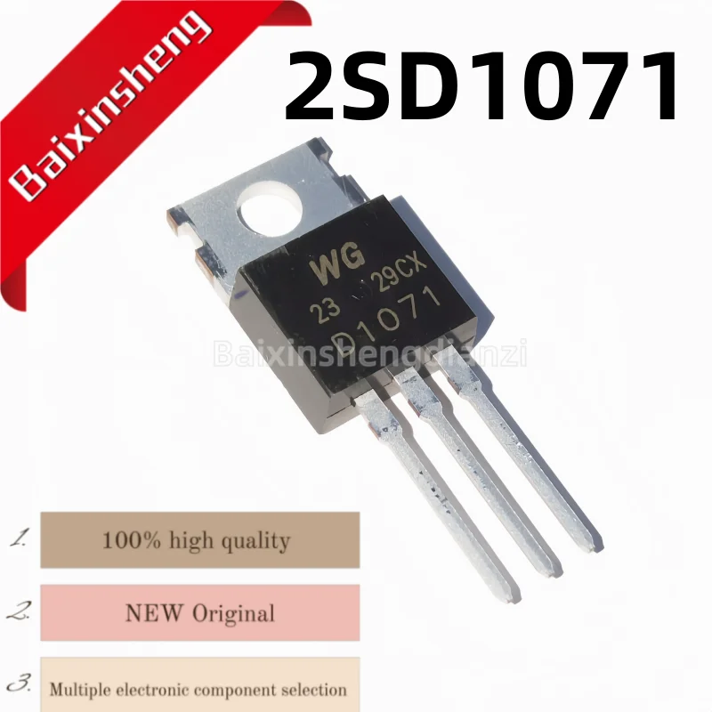 

10 pieces, 2SD1071, D1071, TO-220, power transistors, brand new in stock
