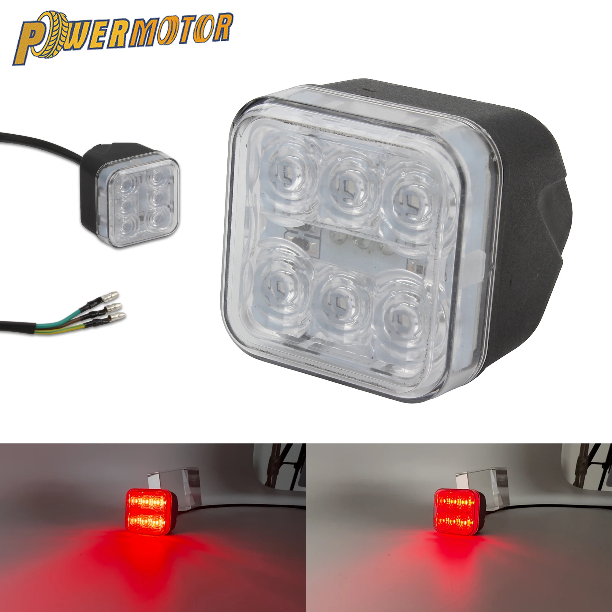 

For Husqvarna FE TE 250 350 Motorcycle LED Brake Tail Light Rear Light Plate Taillight Enduro Motocross Dirt Bike Modification