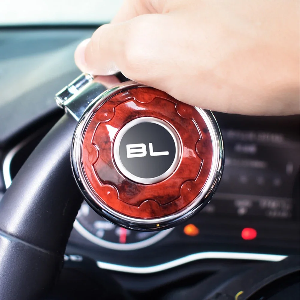 Universal Car Steering Wheel Booster Ball Control Handle Easy To Install Metal Auto Auxiliary Booster Spinner Rotation Anti-Slip