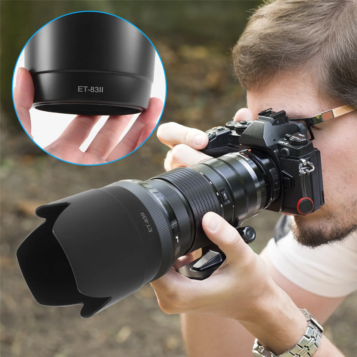 Gran oferta de parasol ET-83II para 70-200mm f/2,8