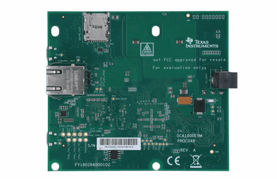 Spot DCA1000EVM Radar Induktion Echtzeit Daten Capture Erfassung Adapter Evaluation Modul Entwicklung Board TI