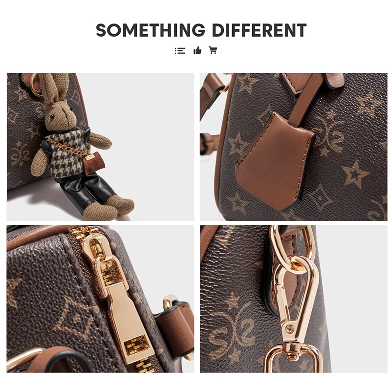 FOXER Vintage 2026 Women\'s Shoulder Handbag Fashion Large Pillow Bag Female Crossbody Bag for Daily & Commute Use