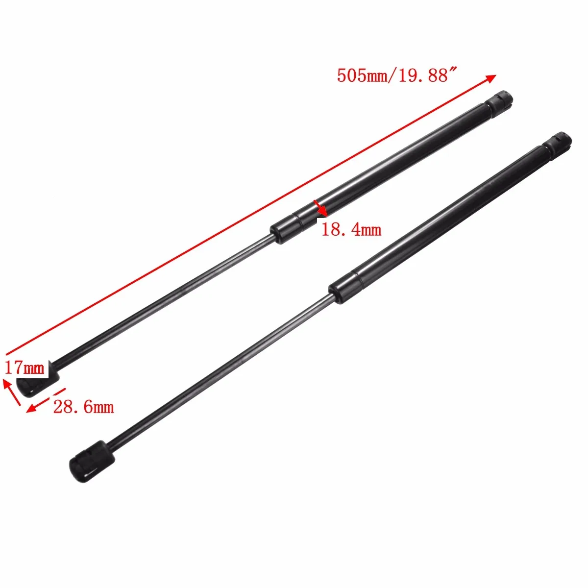 2pcs For Ford Focus MK2 Hatchback 2004-2012 Tailgate Boot Trunk Gas Support