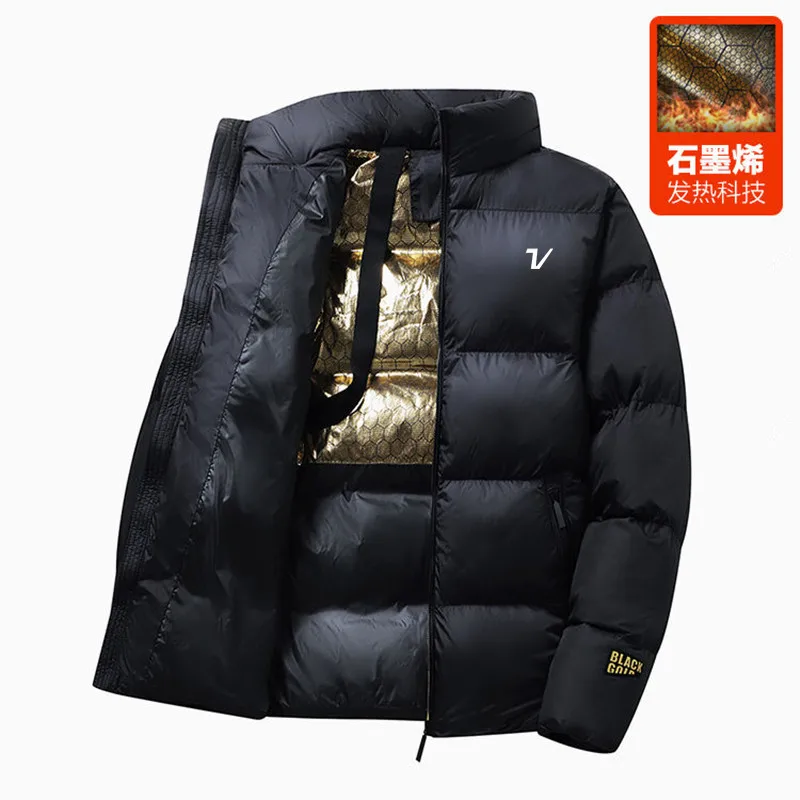 신상재킷 Winter Golf Wear Men 2024 High Quality Golf Jacket Cold Proof Short Padded Jacket Cotton Clip Casual Coat Men Golf Apparel