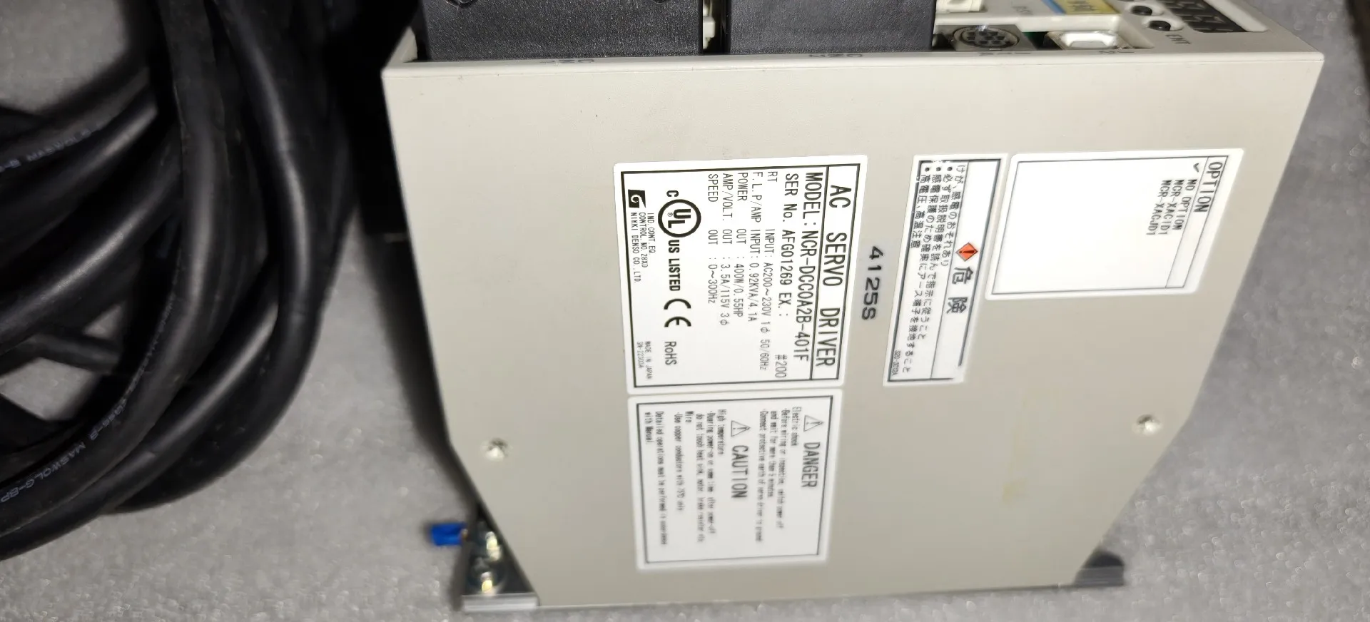 NCR-DCC0A2B-401F NMR-SAEIA2A-131A NSR-RSVU1-05 محرك سيرفو لنيكي دينسو