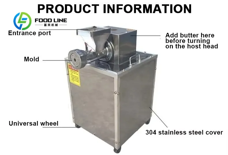 Automatic Macaroni Pasta Making Machine Noodles Maker for Restaurant Use with Core Motor Component