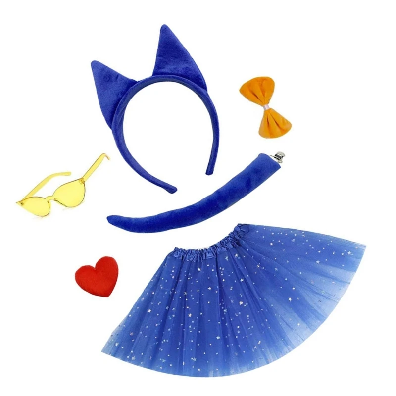 Sheepdog Costume Animal Gra akcesorium dla dzieci dorosłych Halloween Cosplay