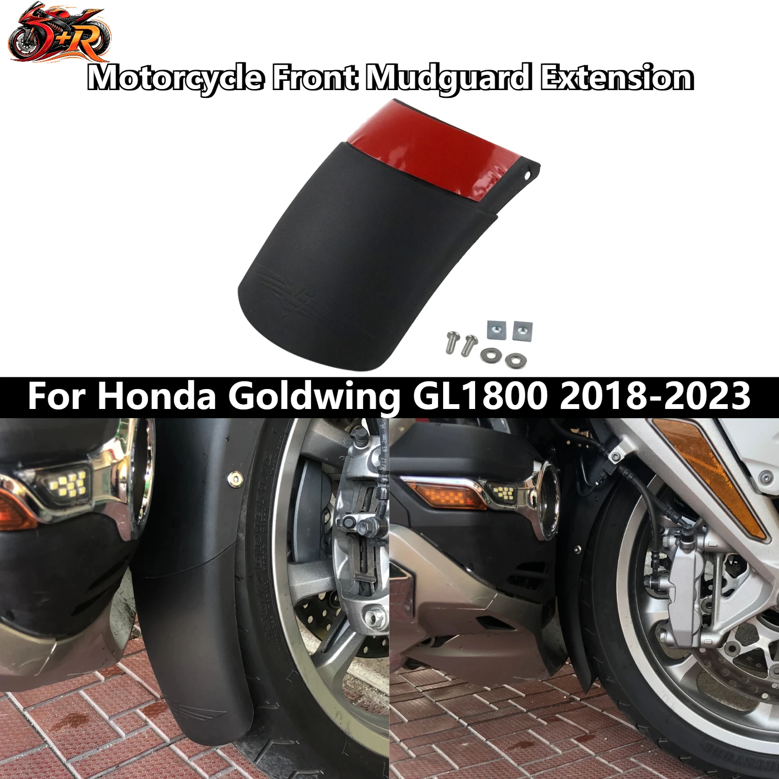 

Motorcycle Front Mudguard Extension For Honda Goldwing GL1800 2018-2023 Gold Wing GL 1800 Fender Extender Mud Splash Guard Cover