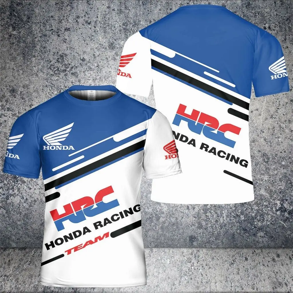 

Hot-Selling Men's Honda Printed Outdoor Running Sport T-Shirts, Men's Summer Racing Suits And Honda Logo Clothing
