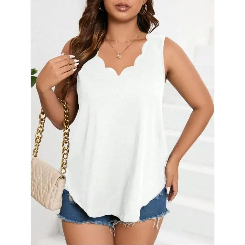 حجم كبير 1XL-5XL جديد إمرأة الخامس الرقبة قمصان غير رسمية الصيف أكمام تانك القمم زهرة مطبوعة بلون بلوزة سترة الإناث