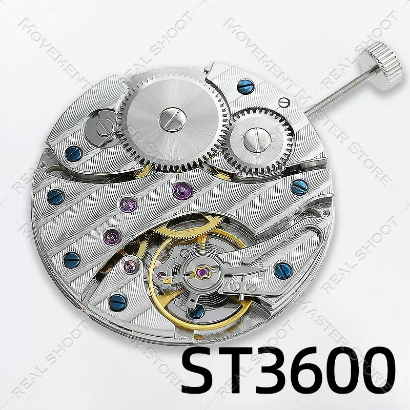 ST3600 China Seagull Mechanical Hand Winding Movement 17 Jewels Replacement 6497 Brand New