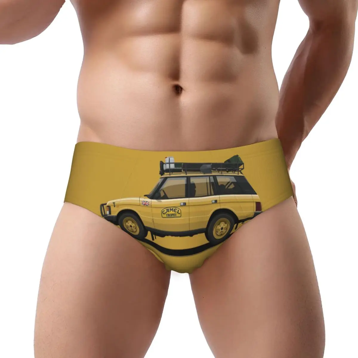 

Мужские трусы Camel Trophy на заказ, мужское эластичное нижнее белье, трусы