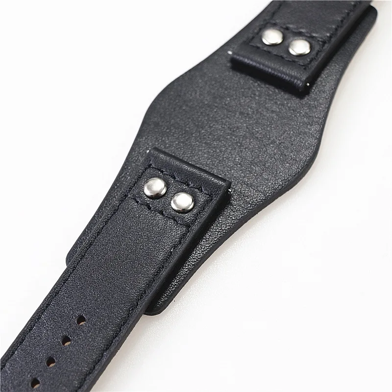 Leather Watch Strap fit for  fossil CH2890 CH2564 CH2565 CH2891CH3051 Black Brown Quick Release Strap 22mm