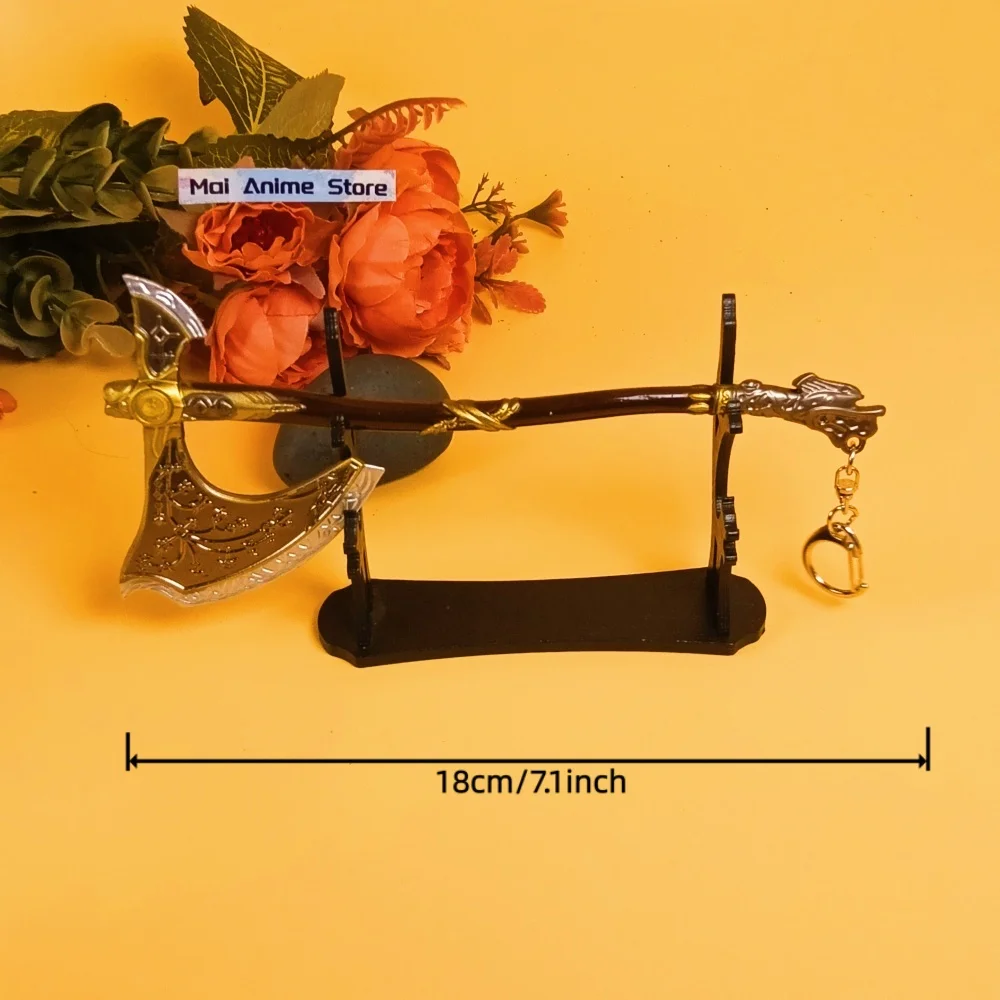 18 centimetri God of War 4 Katana Fantasma Leviatano Caos Sabre Ascia In Metallo Anime Kratos Spada Dimensioni Reali Katana Athena Lama Unsharp Giocattolo Regalo