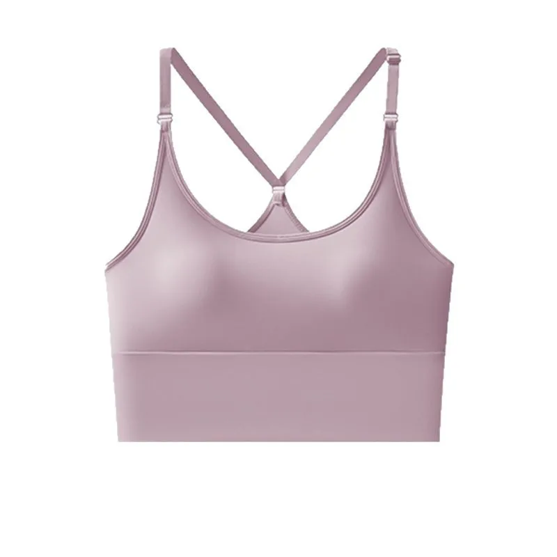 KUCLUT Y-Shaped Sports Bra Women's Yoga Vest Running Shock Absorption Strap Breathable Comfortable Back Beautifying Sweat-W...