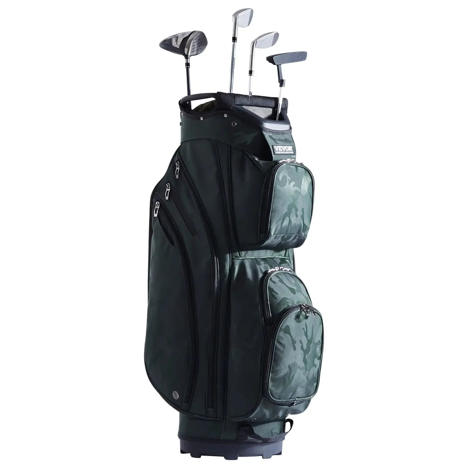 

Golf Cart Bag with 14-Way Organizer Divider Top, 11 Pockets Premium Nylon