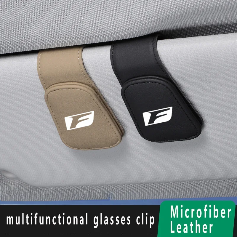 Car Eyeglass Holder Glasses Storage Clip for Lexus F LFA ISF GSF RCF ct gs nx es if lc ls Auto Sunglasses Holder Accessories