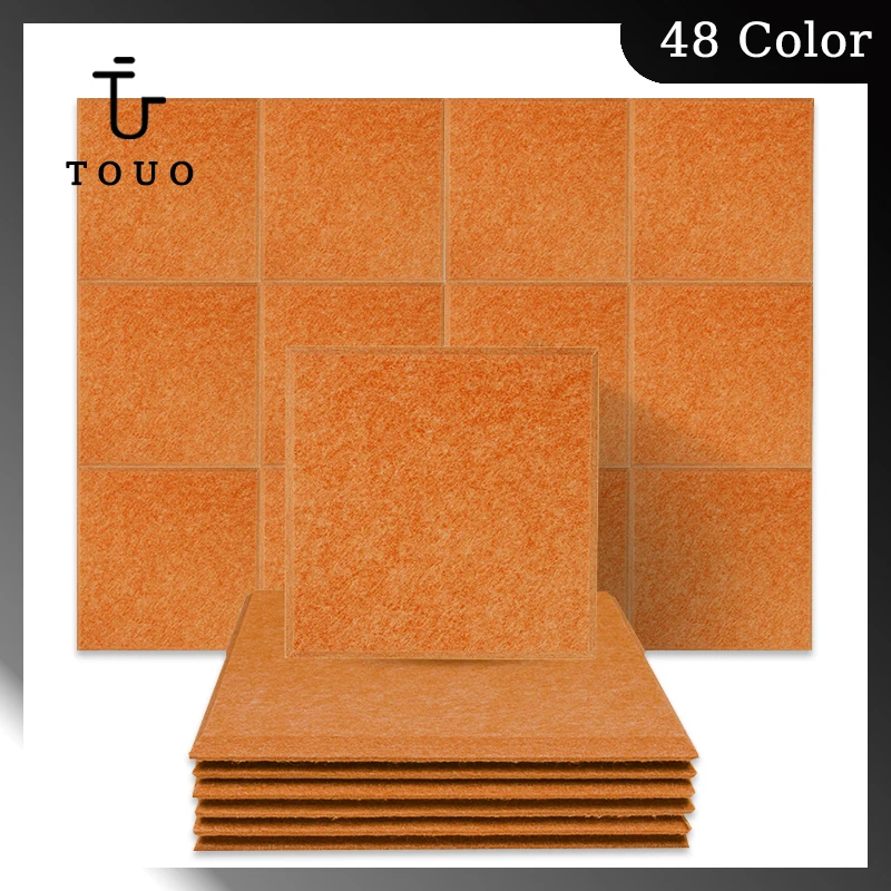 

TOUO 12 Pcs Acoustic Panel Absorcion Sound Proof Wall For Home Studio Panels Noise Acoust Insulation Panels Home Accessories