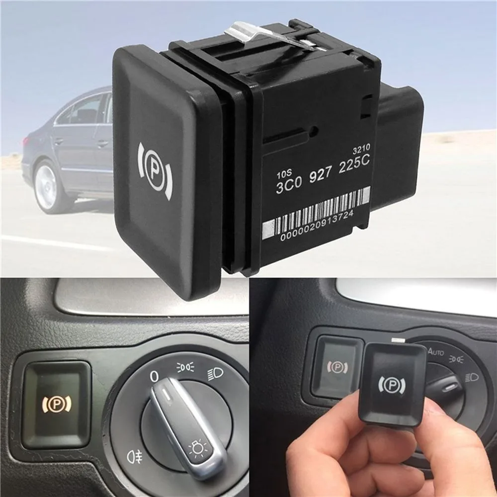 Control Button Switch 3C0927225C Hand Brake Switch Eletronic 8 Pins Parking Brake Switch Handbrake for VW Passat B6