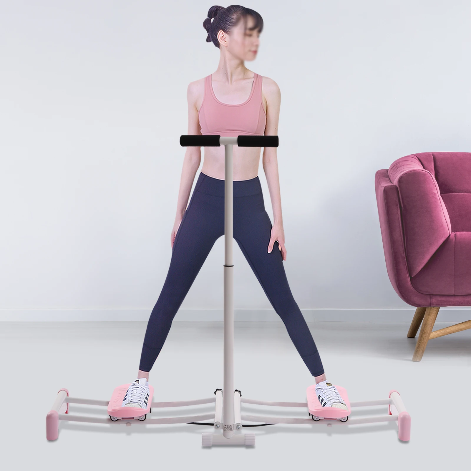 

Foldable Pelvic Floor Muscle Fitness Equipment Ski Thin Legs Hip Exerciser Adjustable Leg Exercise Equipment