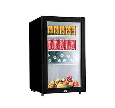 Refrigerador Electrodomésticos Congelador de tamaño pequeño / Frigorífico móvil para el hogar / Mini refrigerador de bar con puerta de vidrio