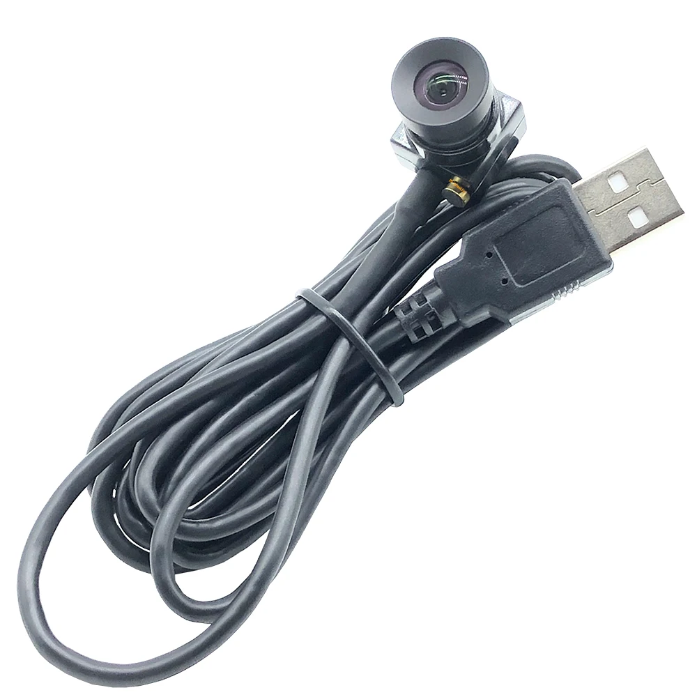 Modulo telecamera USB grandangolare da 2MP 1080P Full Hd MJPEG 30fps Mini CCTV ad alta velocità OTG UVC Webcam Telecamera di sorveglianza Microfono