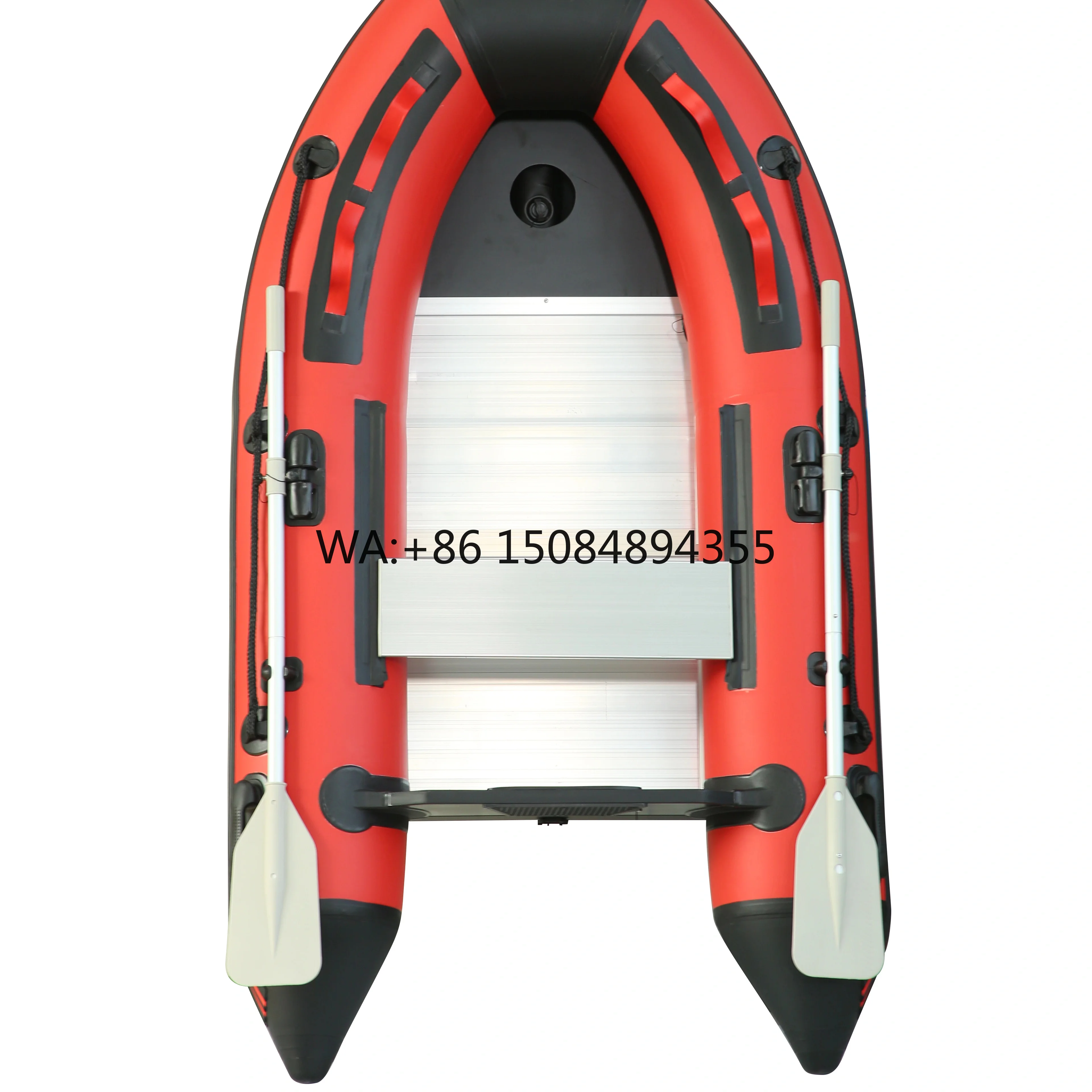 2.3m PVC Inflatable Boat with 2-Person Capacity 1-Year Warranty