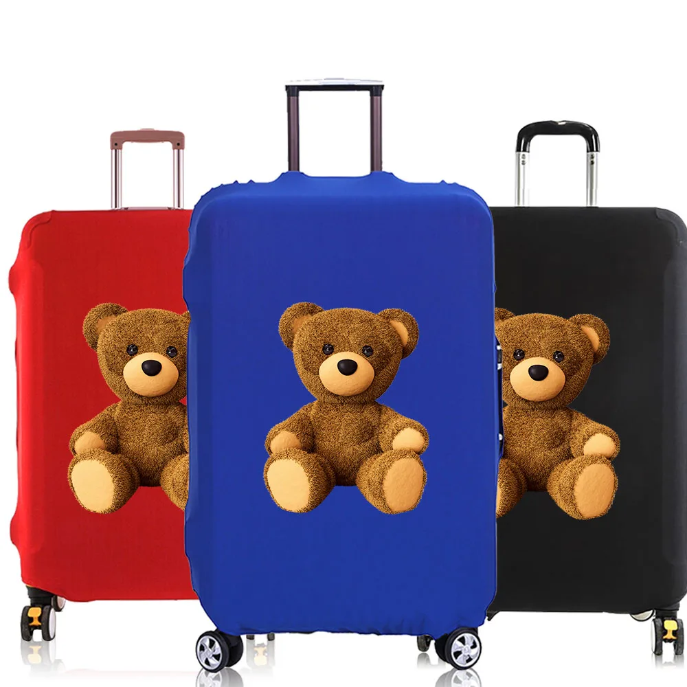 

Luggage Cover suitcase Baggage covers Travel Accessories protective case for 18-30 inch Elastic dust cover bear Pattern Series