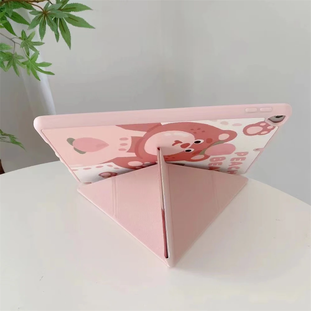 Étui pour iPad avec porte-crayon Kitty turePrincess, housse pour iPad 10.2, 7, 8, 9e, 2018, 9.7, 5, 6e, Air3 10.5, Pro 11, Air 4/5, 10.9 10e