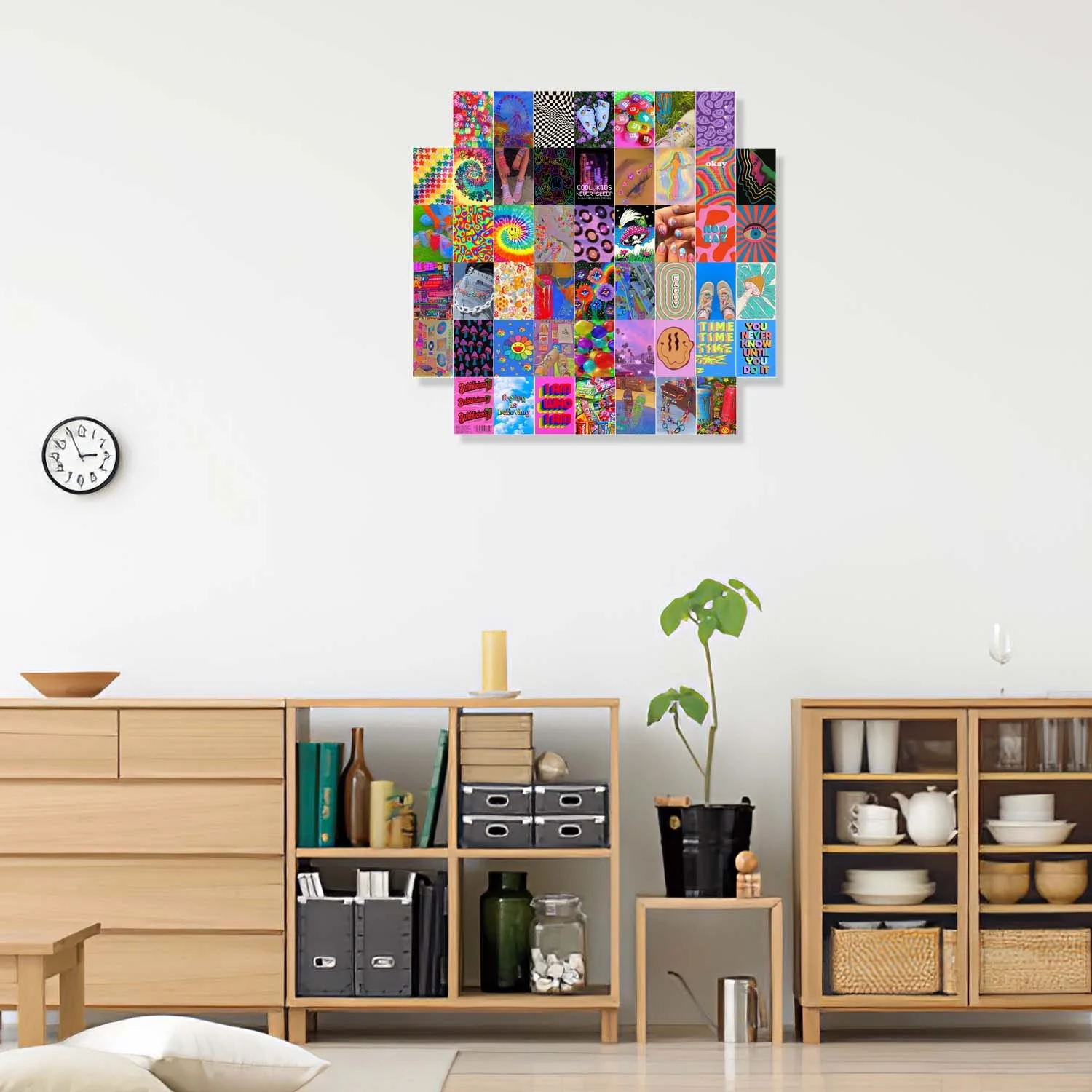 Ansichtkaart Foto Collage Set Muur Collage Kit Exqusite Esthetische Posters Slaapkamer Decor