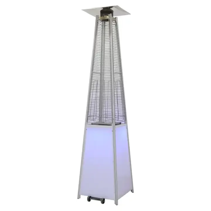 

Propane Pyramid Gas Patio Heater Garden Standard Modern Novel Design Heat Exchang Gas Water Heater Table Top Ethanol Fireplace