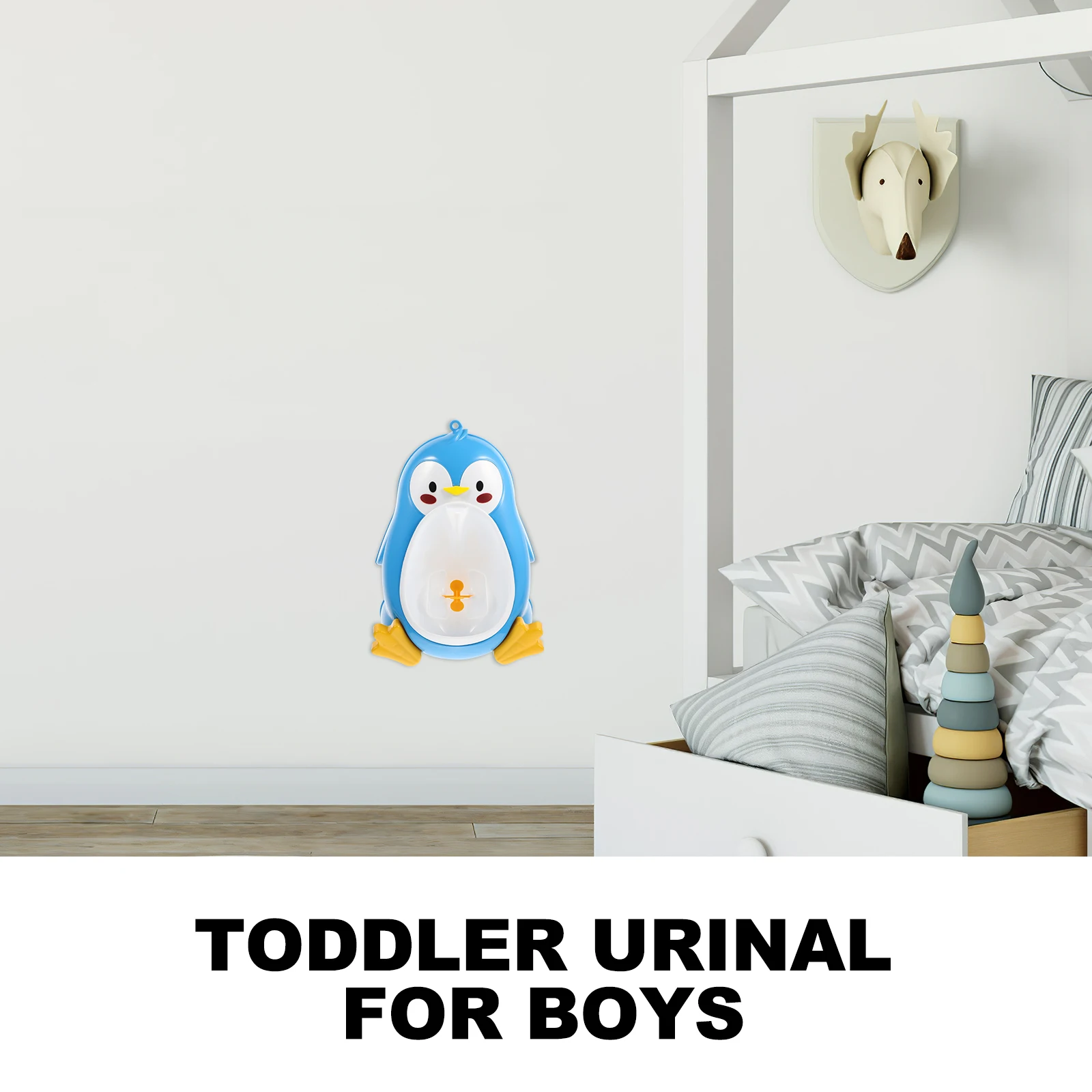 

Penguin Urinal for Potty Hanging Urinal with Suction Cups Large Capacity Easy Clean