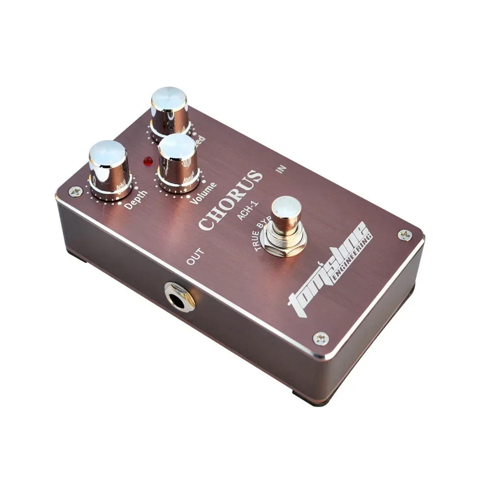 AROMA Chorus Electric Guitar Pedal Effect Analog Chorus Premium Effect Pedal Low Noise True Bypass ACH-1 Guitar Accessories view 3
