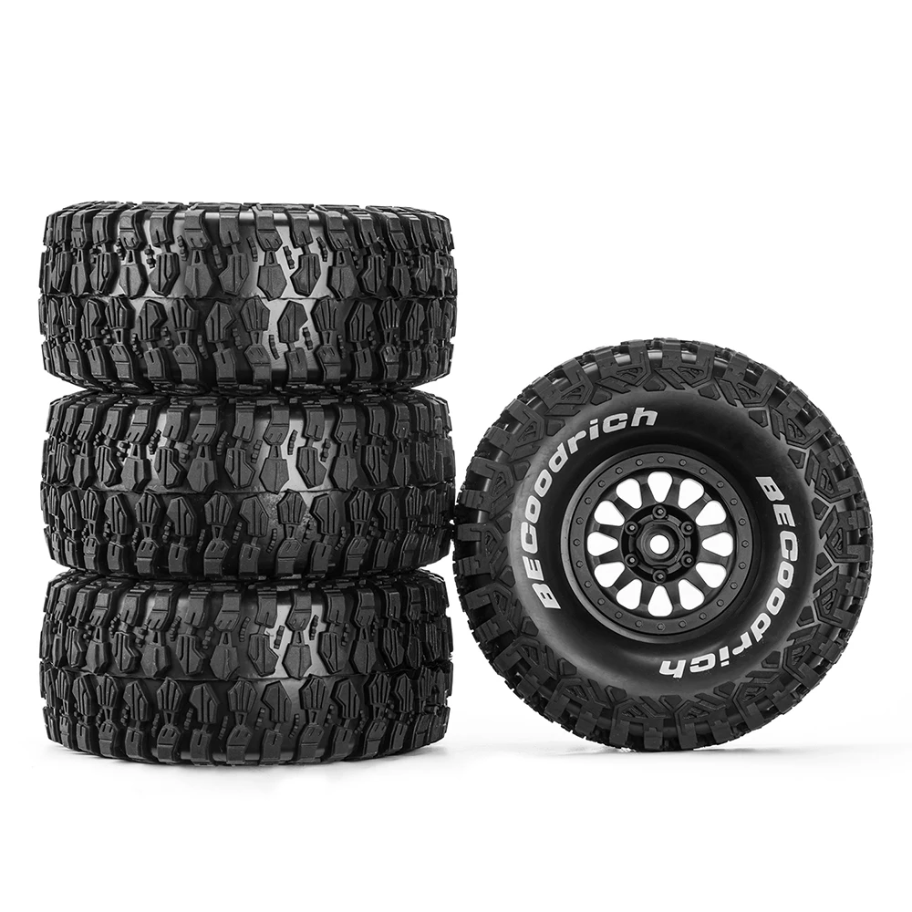 Off-Road Tires Wheels 4PCS 135*59mm for UDR 1/7 RC Model Car Short Haul Truck Accessories