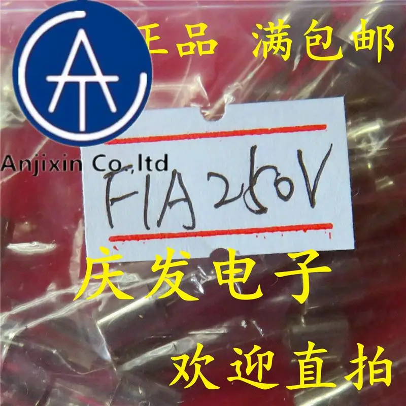 

10 шт. 100% оригинал, новинка, в наличии, предохранительная трубка F1A250V, предохранитель 5X20 мм