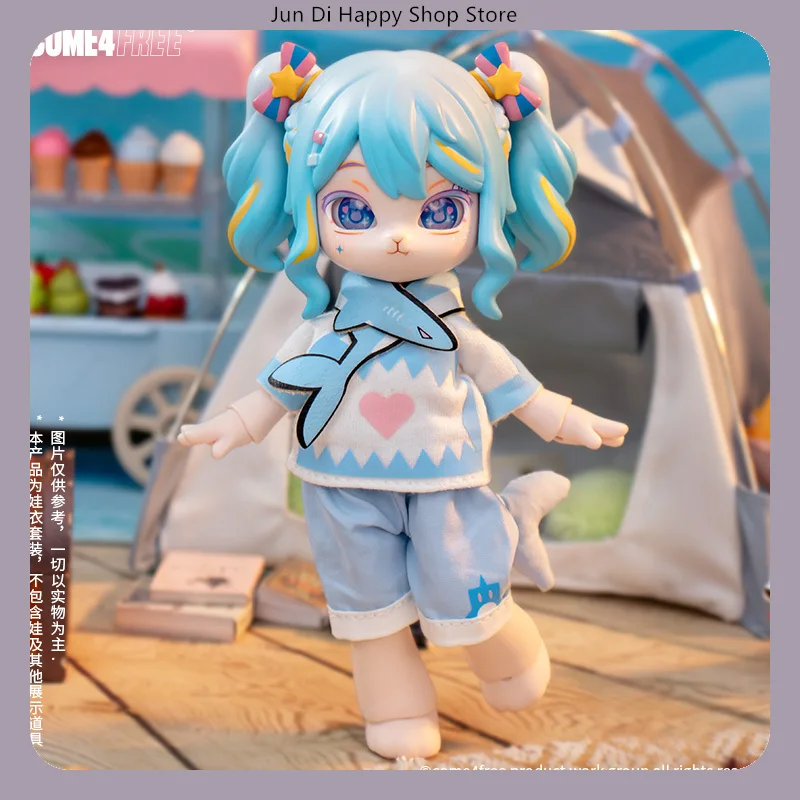 COME4FREE Sardine Daily Series Vestiti per bambole BJD 1/12 Vestito carino per abito OB11Doll