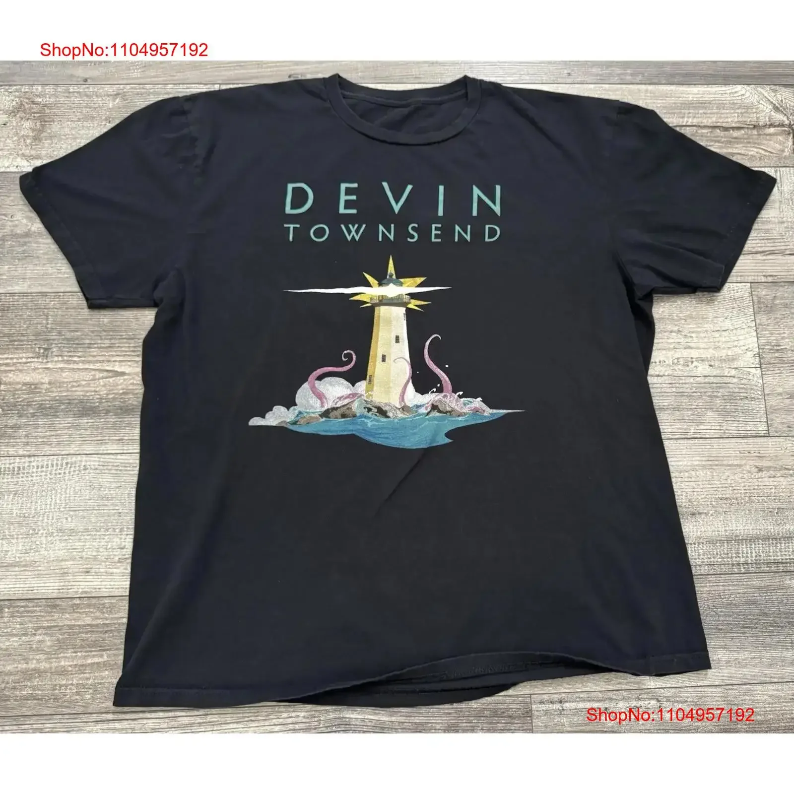 Devin Townsend T Shirt Mens XL Lightwork North America 2023 Tour Band Black vintage Washed Soft Breathable streetwear fashion
