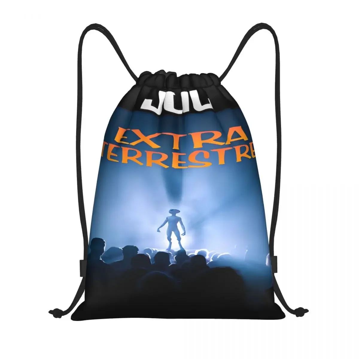 Jul Gold And Platinum Rapper Drawstring Bags Sports Backpack Gym Sackpack String Bag for Hiking