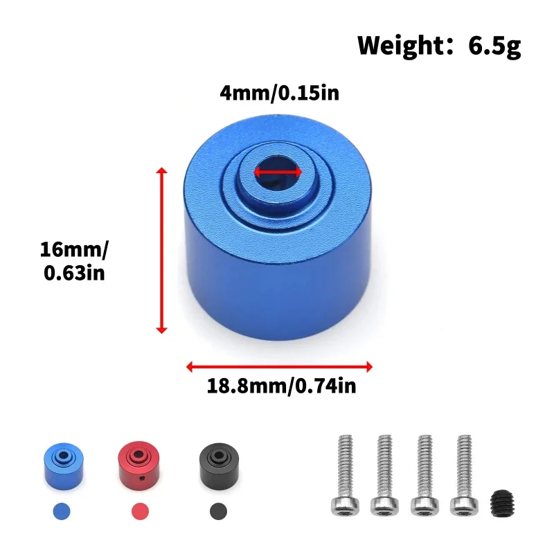 Metal Caso Diferencial para RC Car, Diff Habitação, Upgrade Peças Acessórios, MJX H16, 16207, 16208, 16209, 1/14, 1/16