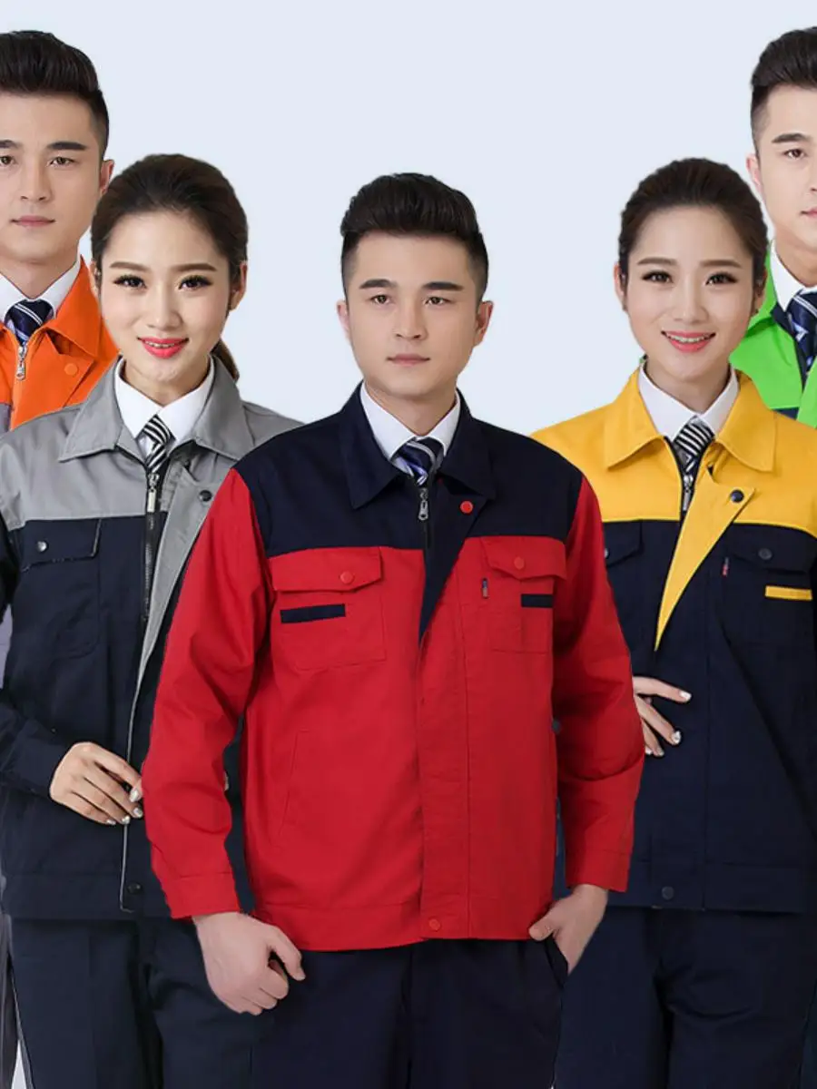 

Mens Long Sve Work orm Set Spring Autumn Wear Resistant Auttive Repair Welding Protective Clothing Top