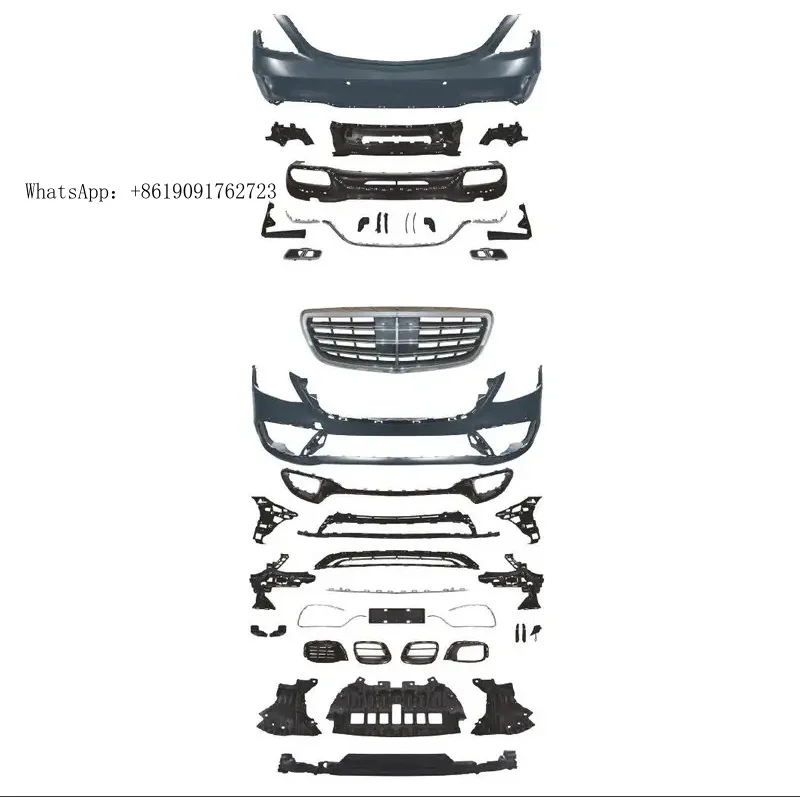 

Factory Price S Class W222 2014-2020 Bodykit Upgrade Includes Bumpers Side Skirts Headlight-New Auto Part