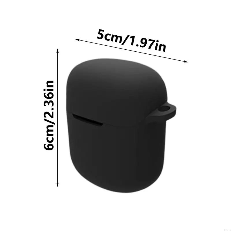 Silicone Earphone Case Anti Slip Sweat Proof Fingerprint Resistant Washable Sleeve for SR2 Travel Outdoor Use