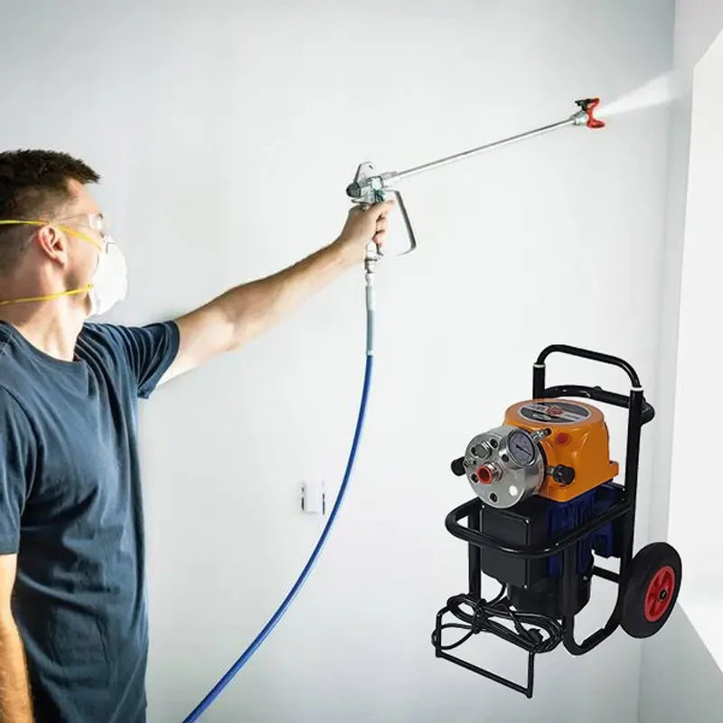 Professional Spraying Gun Industrial Wall Electric Painting Sprayer Airless Spray Paint Machine