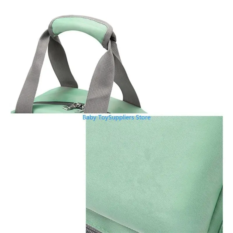 

R1WF Trend & Functional Baby Essential Backpack Fashionable Diaper Bag for Active Mom